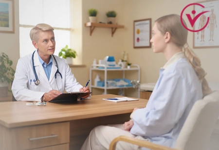 Врач проводит консультацию